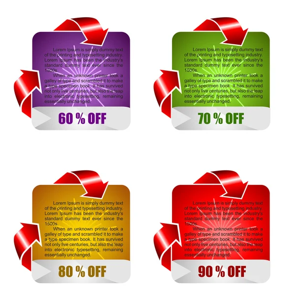 Ağ için vektör pankartları