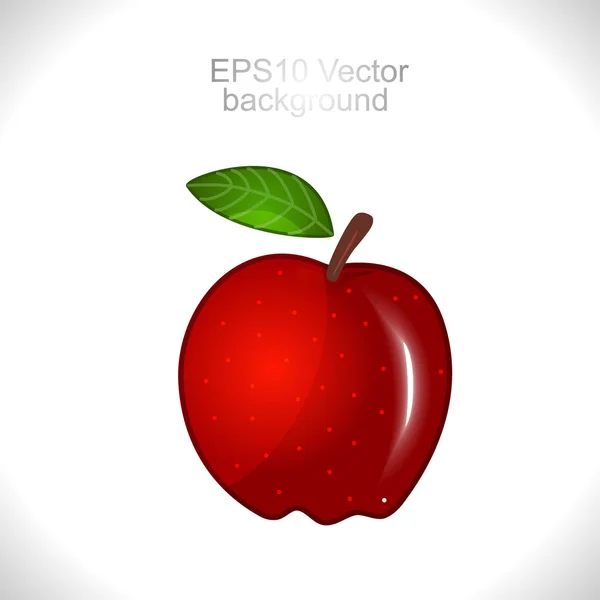 Vektor äpple — Stock vektor