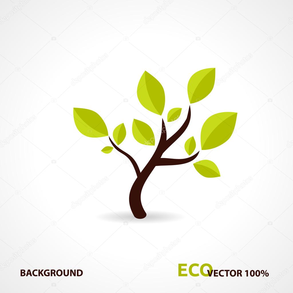 Eco Tech. Ecology Design Background. Logo