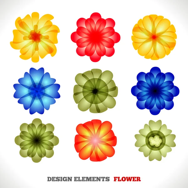 Design Elements. Flower — Stock Vector