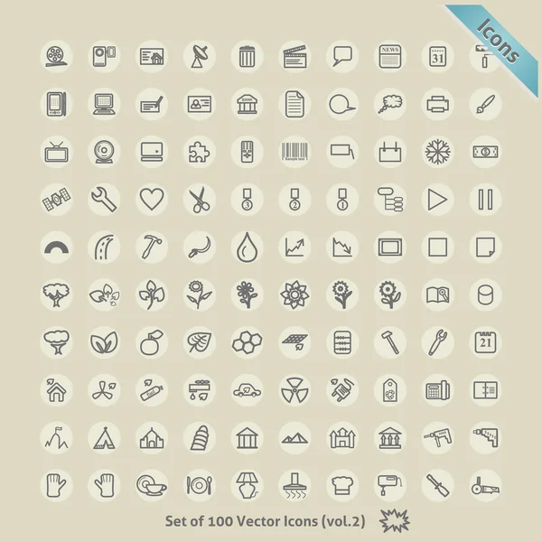 Iconos vectoriales para el diseño — Archivo Imágenes Vectoriales