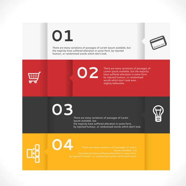 vektör Infographic afiş