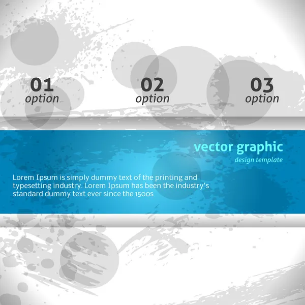 Modern Grunge Banner — Stock Vector