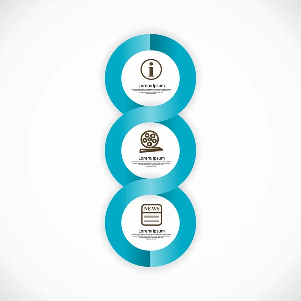 Diseño infográfico — Vector de stock