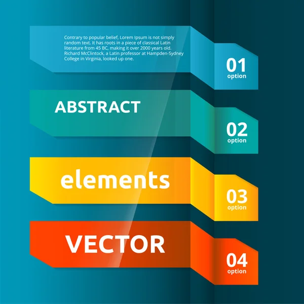 Sada barev webových bannerů — Stockový vektor