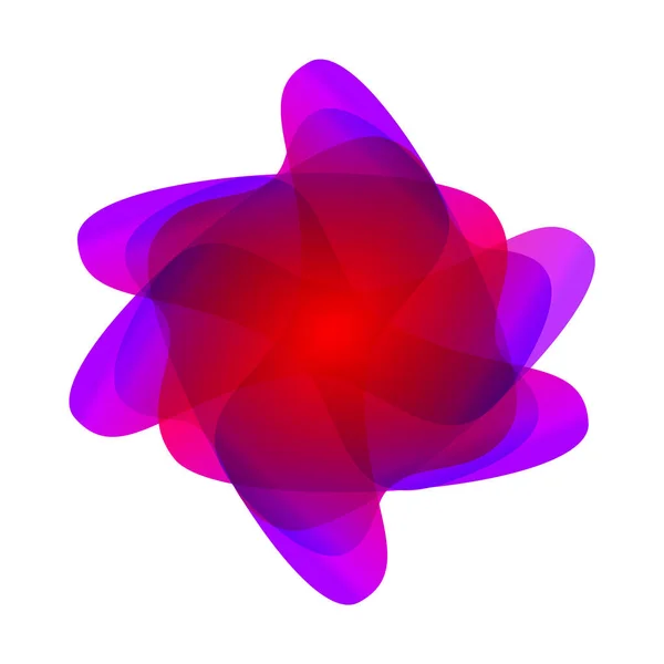 Abstract Fluid Symbol Blur Gradient Colors Logo Soft Transition Effect — Fotografia de Stock