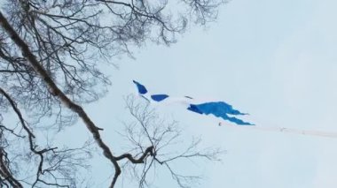 Helsinki 'de Bağımsızlık Günü için Finlandiya bayrağı göndere çekildi.