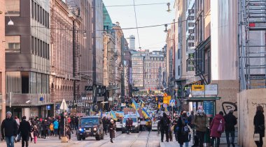 Ukrayna 'daki Rus saldırısına karşı gösteri