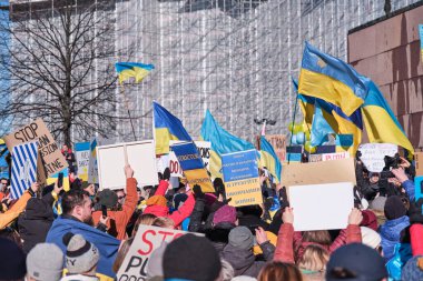 Ukrayna 'daki Rus saldırısına karşı gösteri