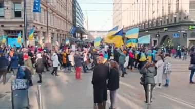 Ukrayna 'daki Rus saldırısına karşı gösteri