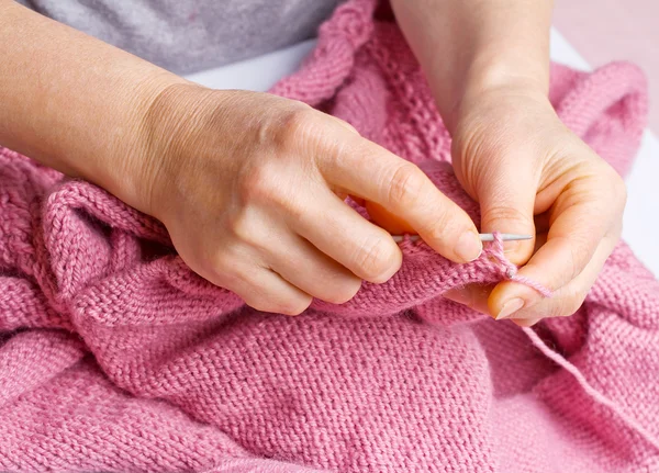 Knitting — Stock Photo, Image