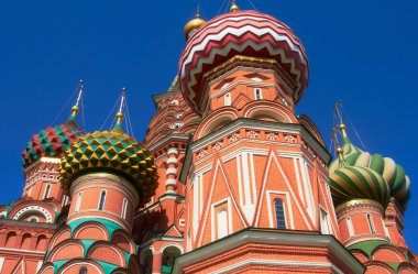 Vasily cathedral red square Moskova şehir kutsar