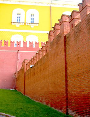 gün batımında Moskova Rusya Kremlin