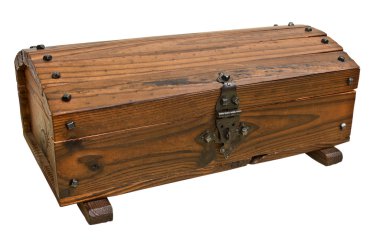 izole, eski ahşap sandık