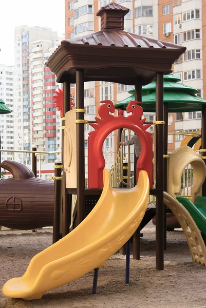 Playground Equipment.Climbing net — Stock Photo, Image