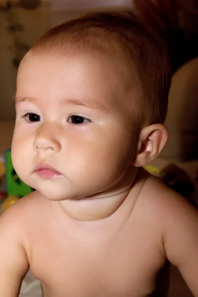 Feliz niño de nueve meses — Foto de Stock