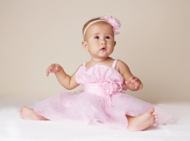 grillige babymeisje.