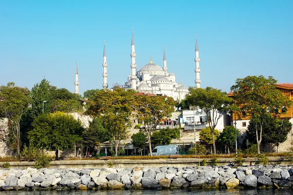 Modrá mešita (sultanahmet camii), istanbul, Turecko — Stock fotografie