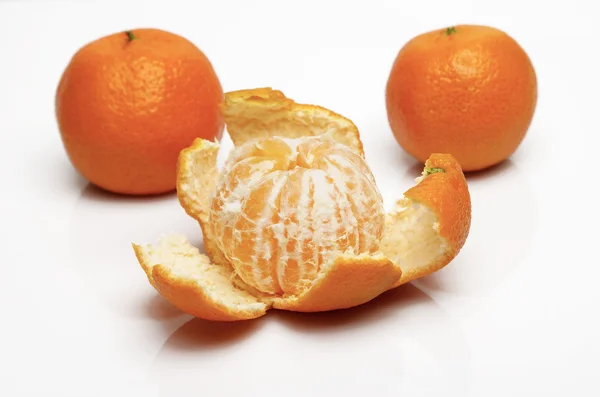 Mandarina pelada — Foto de Stock