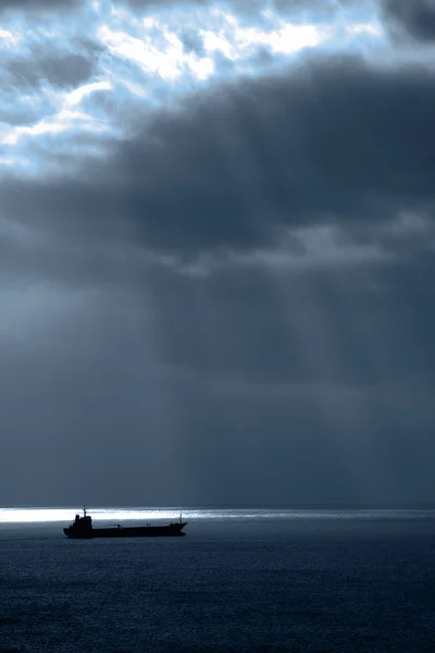 Mist op de zee — Stockfoto