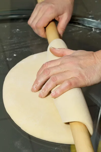 Making dough. Series. — Stock Photo, Image