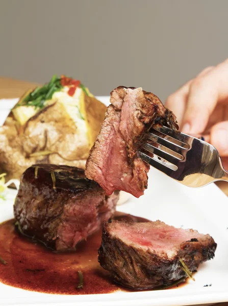 Mignon steak — Stock Photo, Image