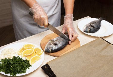 pişmiş balık çipura balığı