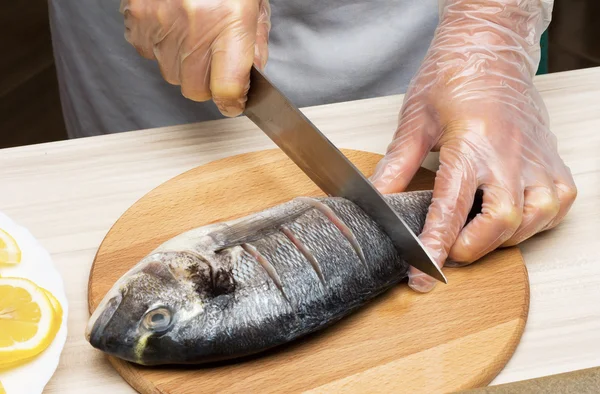 調理された魚鯛の魚 — ストック写真