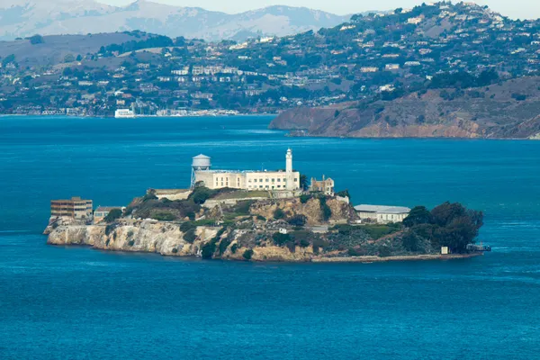 Ilha Alcatraz em São Francisco, EUA — Fotografia de Stock