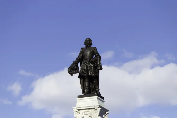 Άγαλμα του Σαμουήλ ντε Σαμπλαίν — Φωτογραφία Αρχείου
