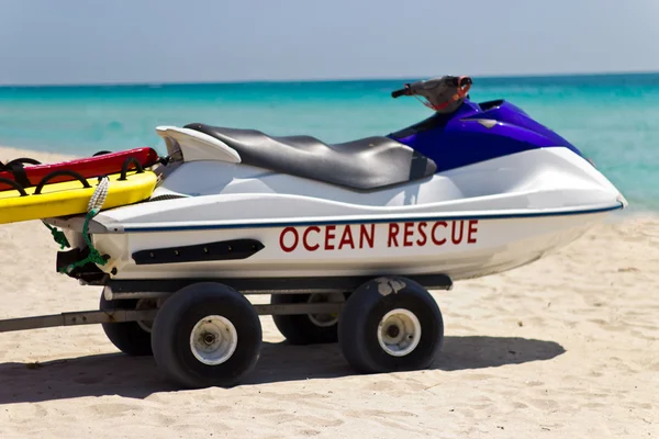 Lifeguard personal water craft rescue vehicle — Stock Photo, Image