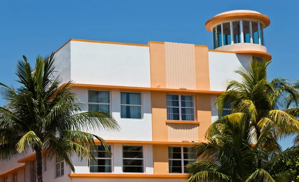 Südstrand Art Deco Gebäude in miami, florida — Stockfoto