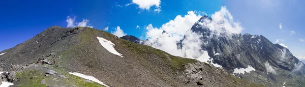 Pohled z kopce monte viso losetta — Stock fotografie