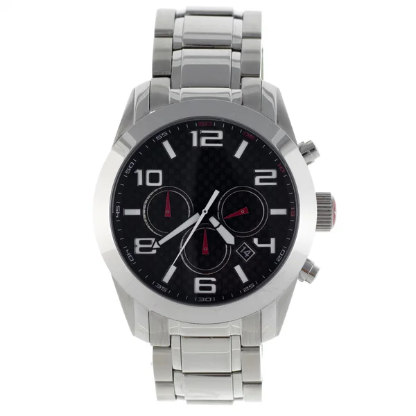 Reloj de pulsera de lujo para hombre en blanco — Foto de Stock