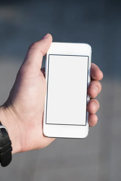 Hombre usando teléfono móvil — Foto de Stock