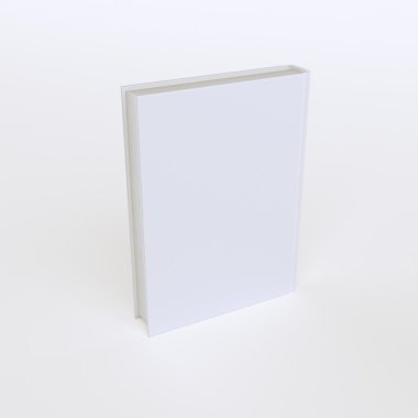 Beyaz (reklam resim) ilk versiyonuna izole bir kitap