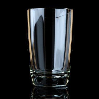 cam koleksiyonu - su. siyah arka plan üzerine