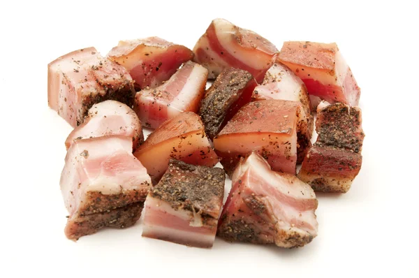 Italiaanse guanciale — Stockfoto