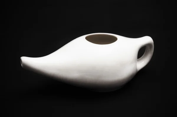 Keramische neti pot — Stockfoto