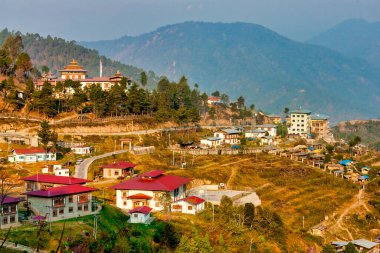 Mongar 'ın manzarası, Butan