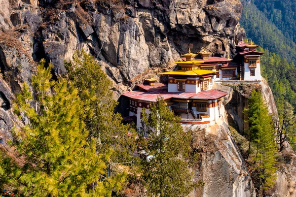 Monastère Taktsang Tiger Nest Paro Bhoutan — Photo