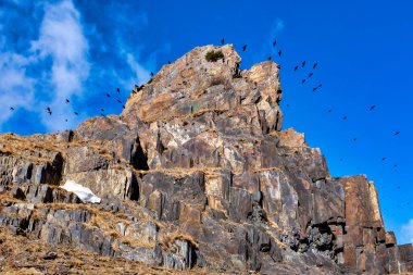 Doğu Kafkasya, Stepantsminda, Gürcistan 'da Jura çağı kaya oluşumu