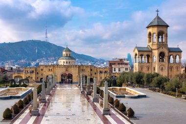 Kutsal Tiflis Trinity Katedrali (Sameba olarak da bilinir), Tiflis, Georgi