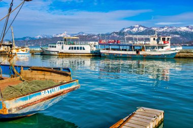 Batumi, Georgia 'daki tersane.