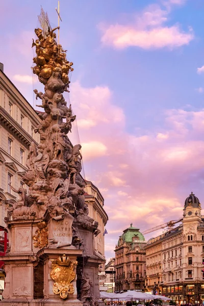 Die Pestsäule Wien Österreich — Stockfoto