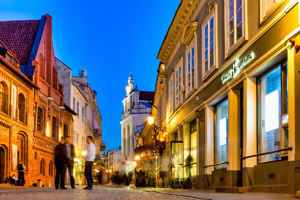 Pilies street, Vilnius, Lithuania