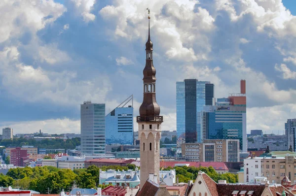 Tallin Skyline Таллин Эстония — стоковое фото