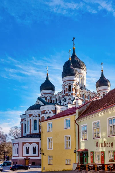 Alexander Nevsky Cathedral Tallinn Estoni — Stock Photo, Image