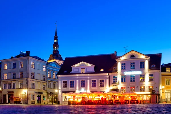 Ратушная Площадь Таллинн Эстония — стоковое фото
