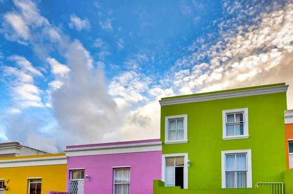 Case Kaap Città Del Capo Sud Africa — Foto Stock